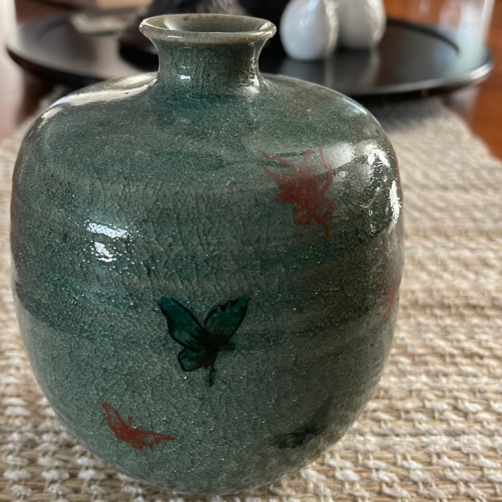 Japanese ceramic vase